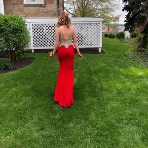 Beautiful Red prom dress Size 0